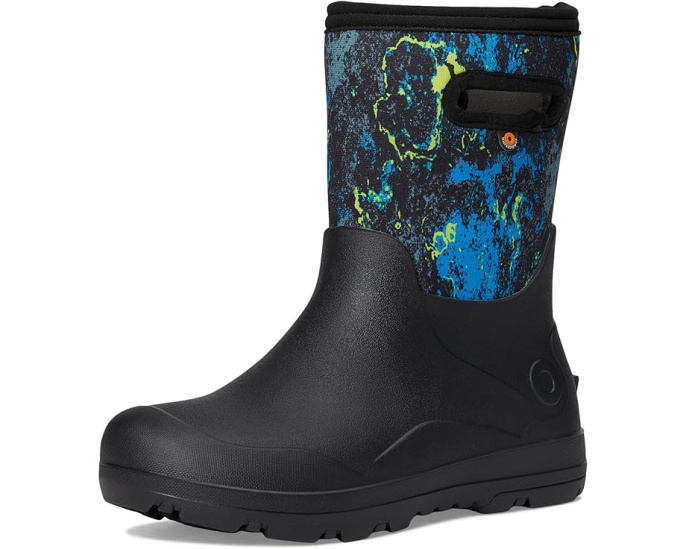Детские резиновые сапоги Bogs Kids York Seamless с камуфляжным принтом и утеплением до -30°C