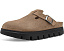 Birkenstock Boston сабо из замши Chunky с платформой