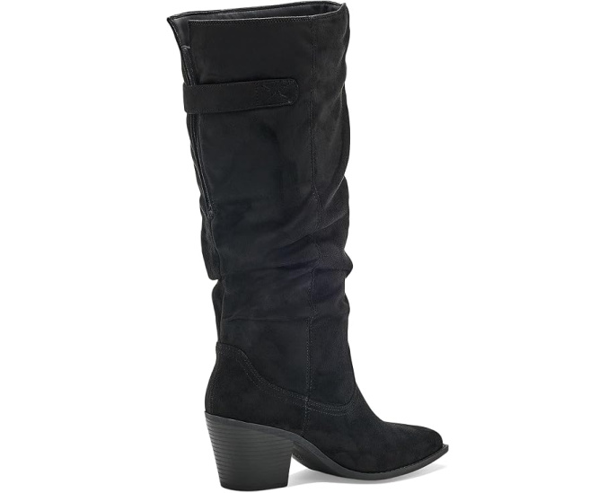 Сапоги Journee Collection Kaleah с широкой икрой черные