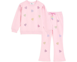 Спортивный костюм Lola and The Boys Pink Crystal Hearts для детей