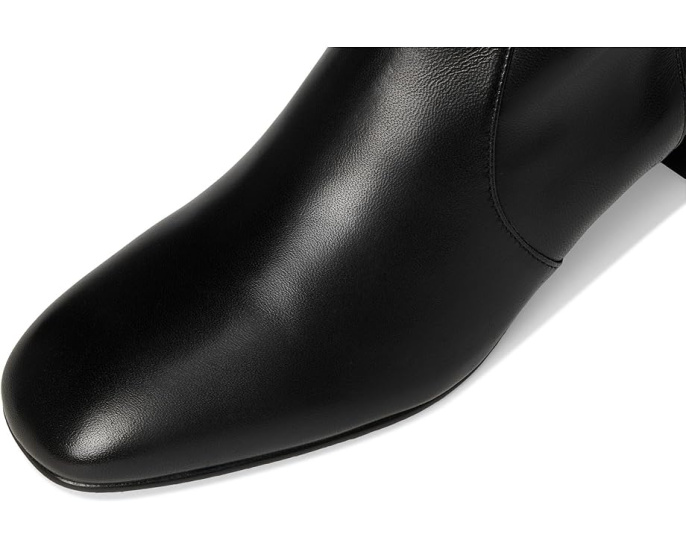 Ботильоны Stuart Weitzman Maeve Zip с квадратным носком на устойчивом каблуке