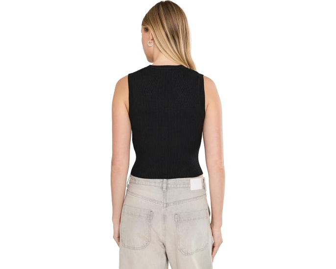AllSaints Cruz Waistcoat жилет с ребристой вязкой