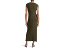 Vince платье Cap Sleeve Draped Cowl Neck с драпированным воротом