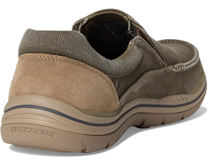 Кеды Expected Avillo от Skechers на шнуровке с воротником на липучке