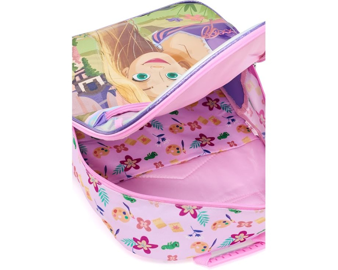 Рюкзак BIOWORLD Kids Tangled Рапунцель, 4 отделения, розовый