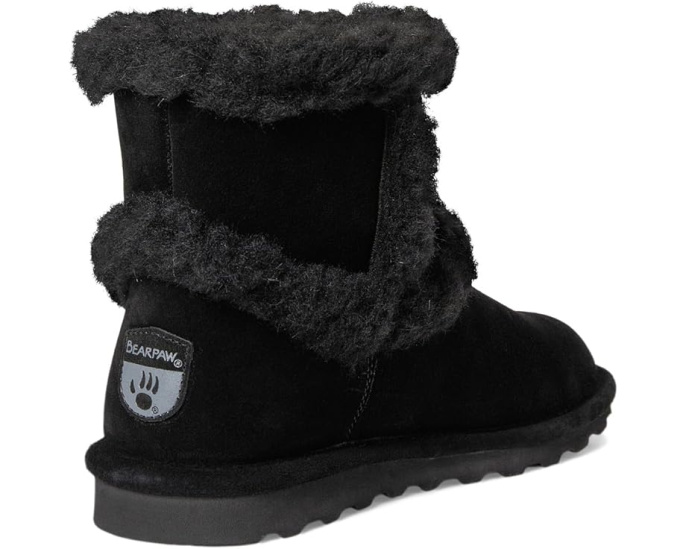 Зимние сапоги Bearpaw Kate до икры с меховой отделкой и защитой Bearcoat