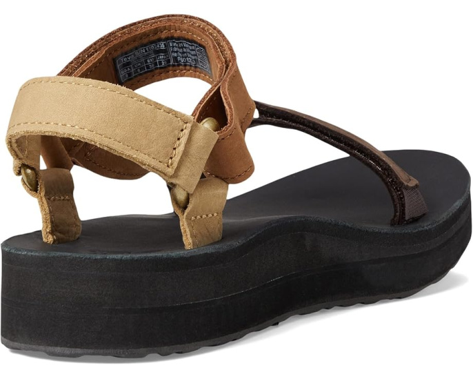 Кожаные сандалии Teva Midform Universal Leather с платформой из EVA