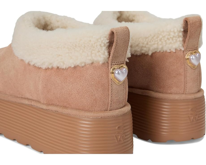 Угги Stuart Weitzman Socharming на платформе с искусственным мехом