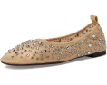 Балетки Tory Burch Crystal Ballet с кристаллами и эластичным краем