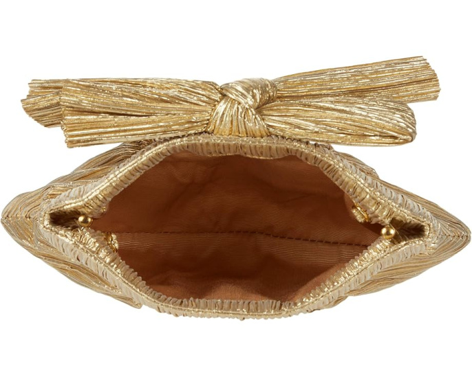 Клатч Loeffler Randall Rayne Pleated Frame Clutch с бантом