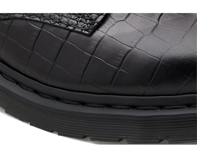 Ботинки Dr. Martens 1460 Croco с тиснением под крокодила на платформе