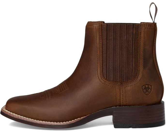Букер Челси от Ariat из натуральной кожи с эластичными вставками