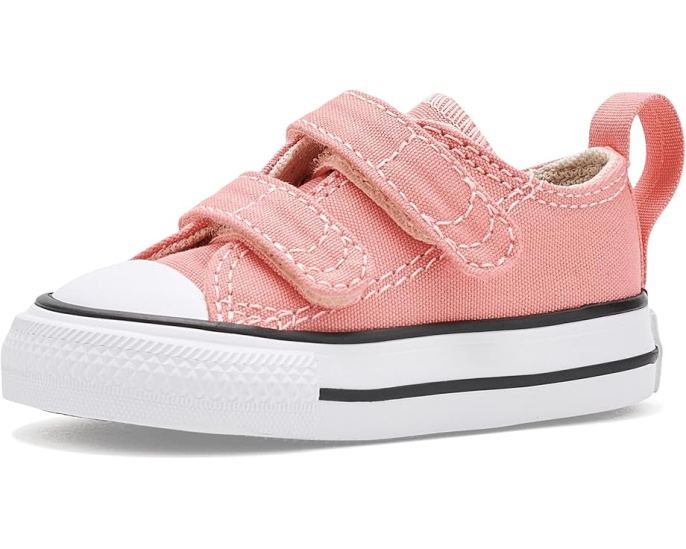 Converse Kids кеды Chuck Taylor 2V Ox для малышей на липучке с прочным верхом