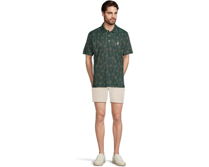Поло Chubbies The Brushstroke Palm с коротким рукавом и принтом