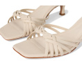Босоножки Schutz Tara Mule Mid на каблуке белые