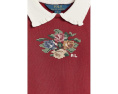 Флисовая рубашка поло Polo Ralph Lauren с цветочным узором