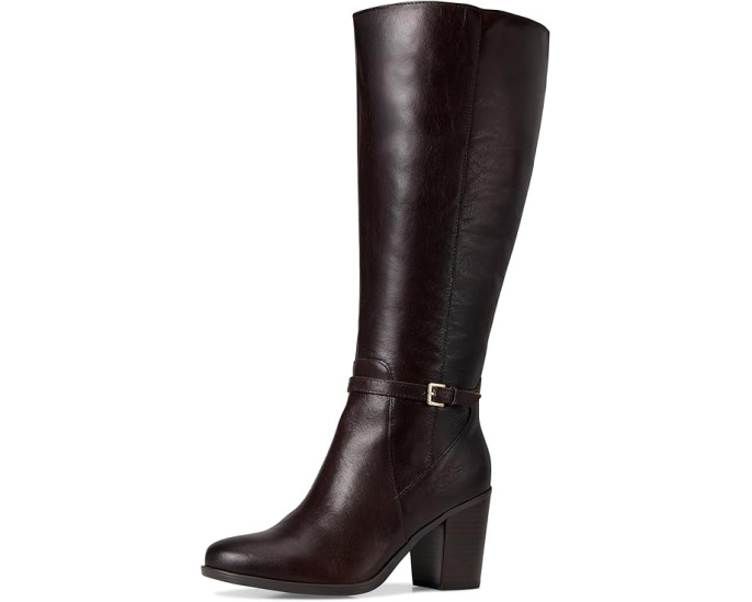 Ботинки Naturalizer Kalina Wide Calf с широким голенищем и ремешком