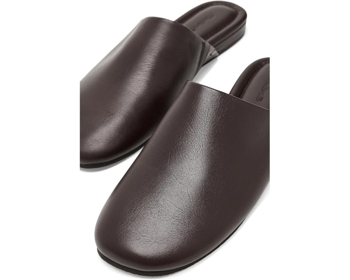 Кожаные мюли Madewell Lorna Orasay Toe с круглым носом