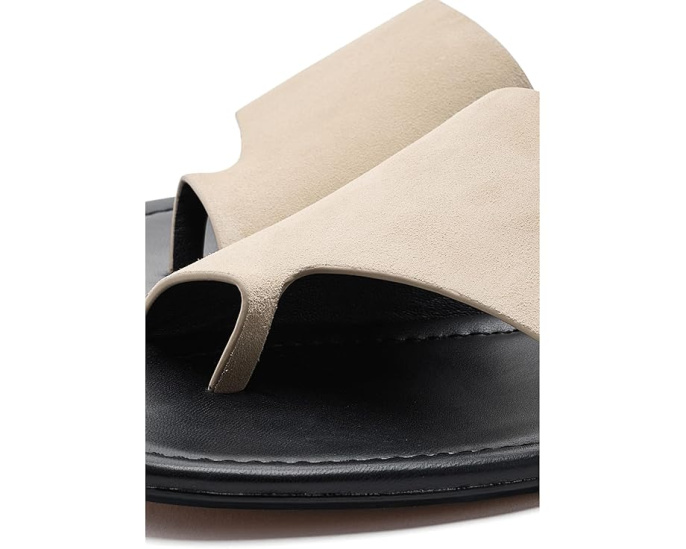 Сандалии Madewell Ashton Toe Loop из замши с кожаной стелькой и подошвой