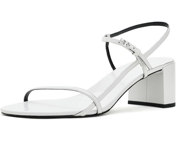 Босоножки на каблуке 38mm Gigi от Tory Burch с квадратным носком