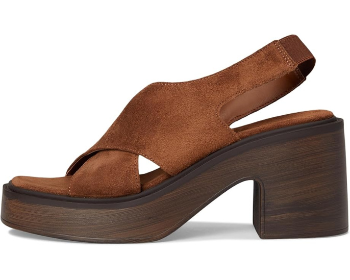 Сабо Cora Platform на платформе с ремешками из замши от Free People