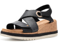 Сандалии Clarks Kidiki Sun на клиновидном каблуке из нубука
