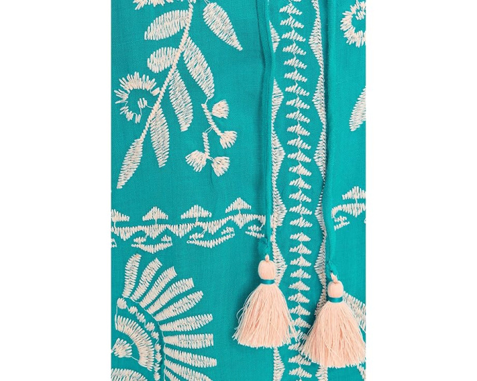 Платье Kimono Sleeve Relaxed с цветочным принтом от Johnny Was
