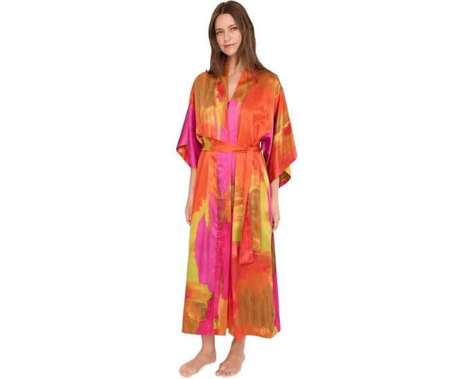 Natori Халат Soleil Robe с принтом разноцветный
