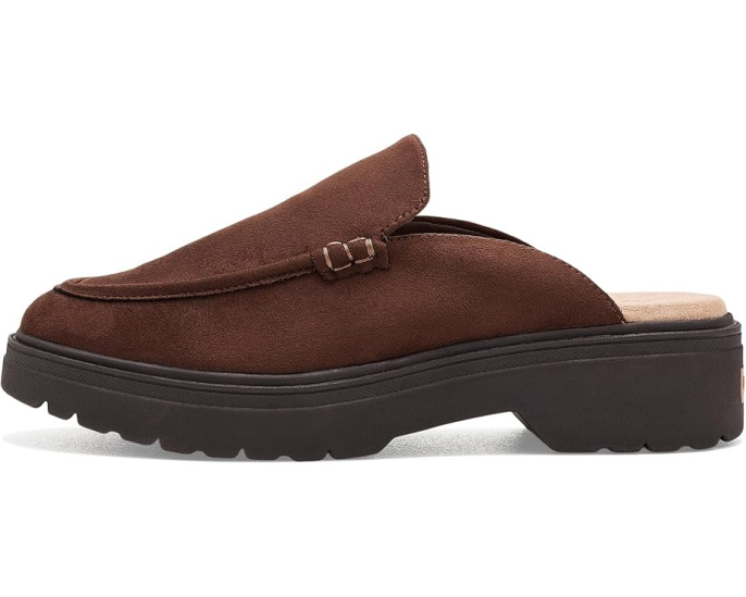 Dr. Scholl's мюли Bring It Clog на платформе черные
