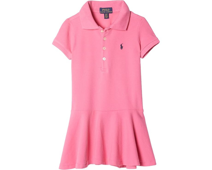 Платье Polo Ralph Lauren поло с коротким рукавом для малышей