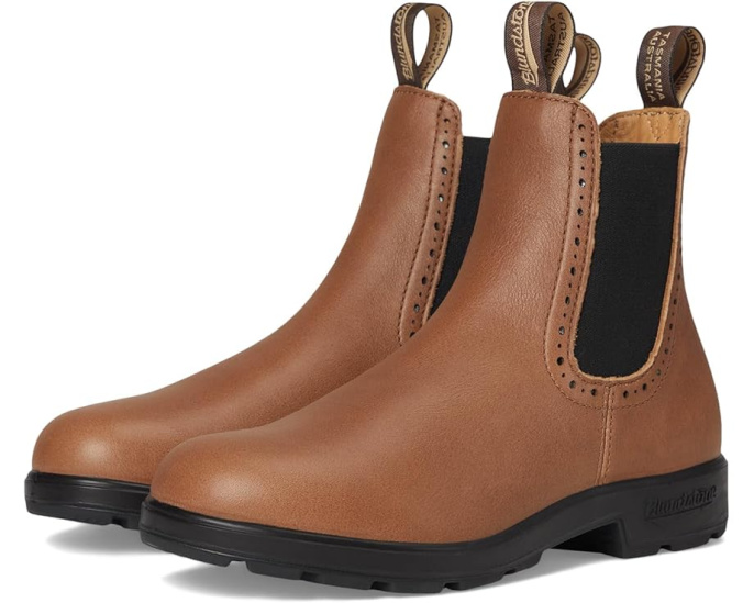 Ботинки Chelsea Blundstone BL2215 с перфорацией броги и водонепроницаемой кожей