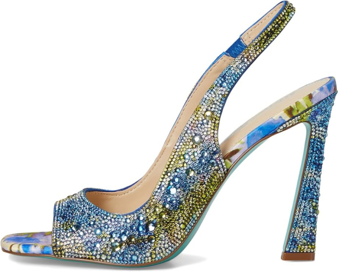 Босоножки Blue by Betsey Johnson Mina на каблуке со стразами