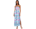 Lilly Pulitzer Макси-платье Noa без бретелек с цветочным принтом