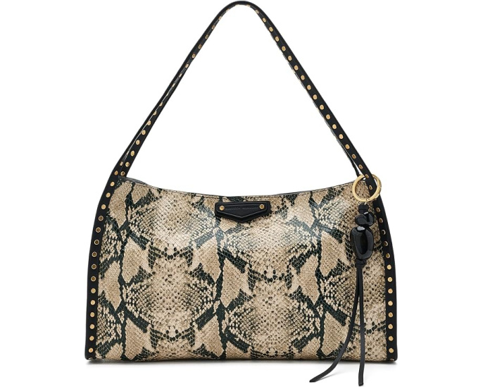 Сумка Rebecca Minkoff Dylan Shoulder из мягкой кожи с бахромой