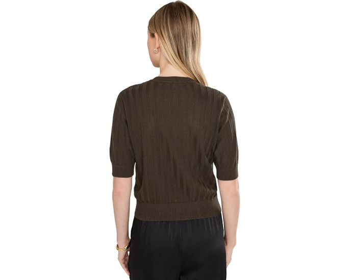 Джемпер Britney Cotton Pointelle Madewell с коротким рукавом