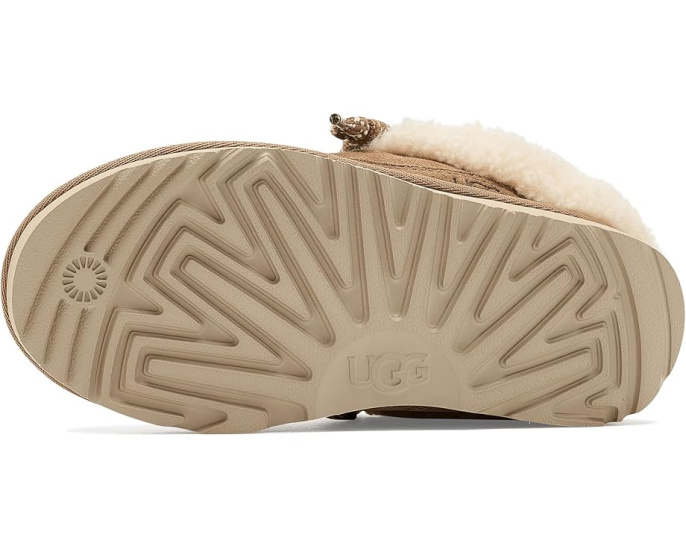 Детские тапочки-мюли UGG Lowmel Mule из коричневого замша