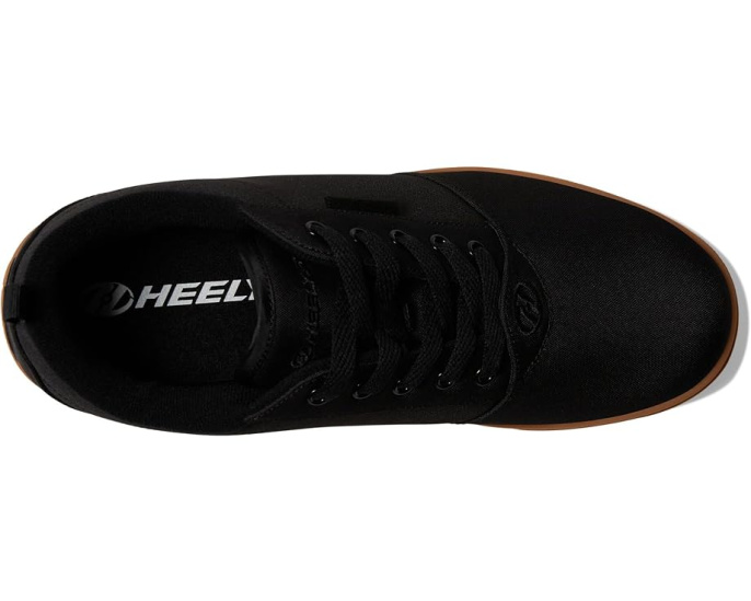 Кроссовки Heelys Pro 20 с колесиками, черно-серые