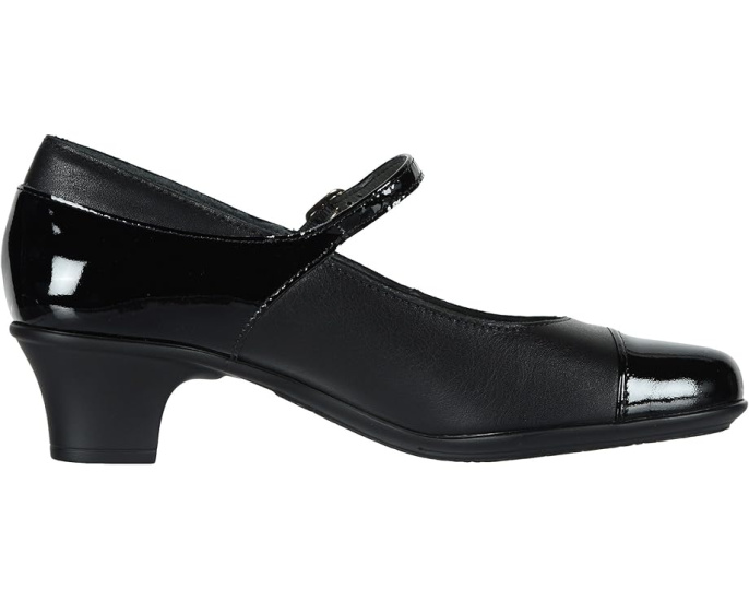 Туфли SAS Isabel Mary Jane Comfort Heel с ремешком и принтом рептилии