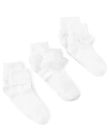 Trimfit 3-Pack Декоративные носки, для маленьких девочек и больших девочек