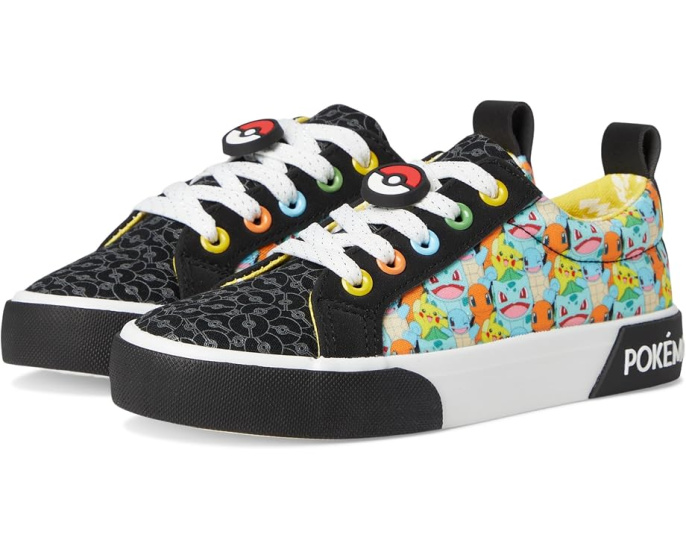 Детские кроссовки Ground Up Pokemon Low Top с принтом персонажей