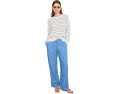 Свитер Coastal Cotton с круглым вырезом Eberjey