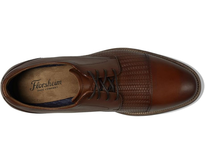 Оксфорды Florsheim Rucci Weave Cap Toe с плетеным принтом