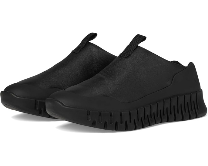 Кроссовки ECCO Gruuv Slip-On из мягкой кожи с эластичными шнурками