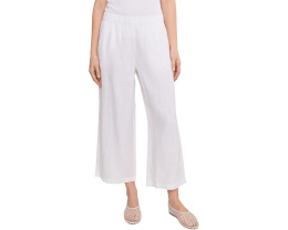 Широкие органические льняные брюки на щиколотке Eileen Fisher