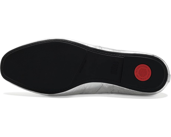 FitFlop Delicato Metallic Mary Janes на плоском ходу