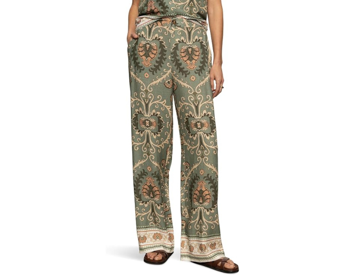 Брюки The Soft Trouser Sanctuary с принтом и средней посадкой