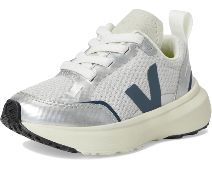 Детские кроссовки VEJA Small Canary Light Alveomesh с сетчатым верхом
