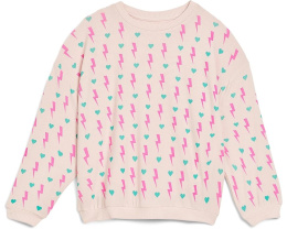Chaser Kids свитшот Bolt and Hearts с круглым вырезом