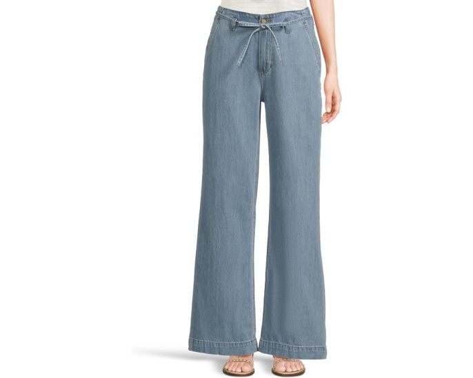 Zoey 31in with Offset Beltloops Waist Tie in Tranquility