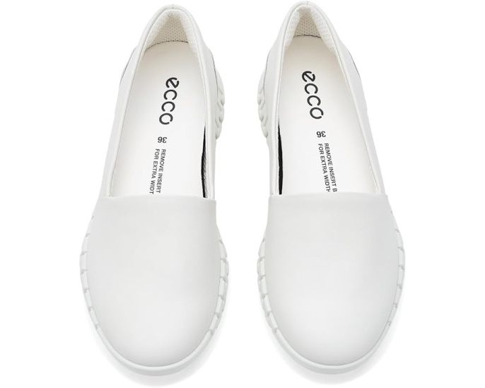 Слипоны ECCO Gruuv Lite Espadrille с кожаным верхом и эластичными вставками